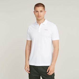 G-Star Oluv Slim Polo - Wit - Heren