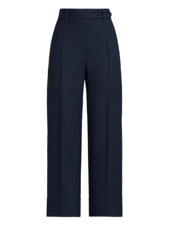 Brunello Cucinelli monili-detail trousers - Blue