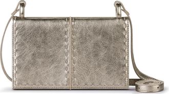 The Sak Los Feliz Leather Phone Wallet in Pyrite at Nordstrom
