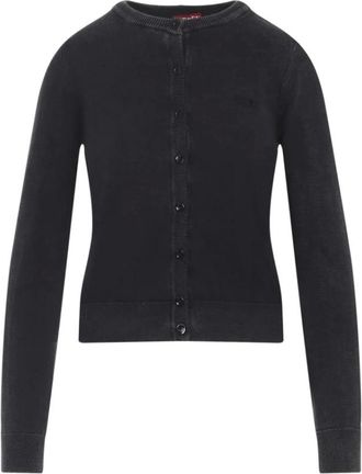 Diesel M-Bethanie Cardigan - Knitwear - Mujer - Negro - S