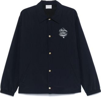 Drôle de Monsieur La Veste Slogan Vignes jacket - Blue