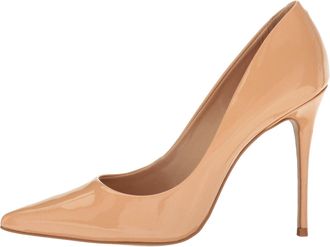 Massimo Matteo Pointy Toe Pump 17 Nude Patent MM-130301G-116 Womens