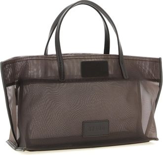 Staud Womens Christos Tote Brown Polyamide