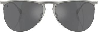 Ferrari Mirror Silver Pilot Unisex Sunglasses FH1016 104/6G 59