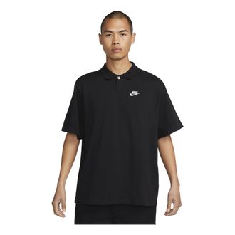 Nike Club Lapel T-Shirt Black DX0618-010