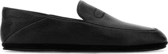 John Lobb Black Leather Kingston Ii Loafers