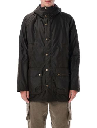 Barbour Bedale Waxed Cotton Parka Olive