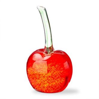 Tag Red Art Glass Cherry Decorative Object 3.15x3.15x5.9 in at Nordstrom