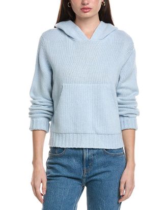 Palm Angels Hooded Wool & Cashmere-Blend Sweatshirt