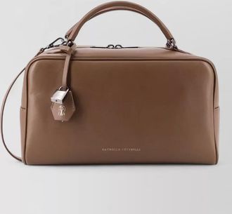 Brunello Cucinelli na leather shoulder bag