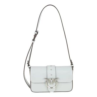 Pinko Love Bag Slouchy - Dames - Schoudertassen - Wit - ONE Size - Katoen - Tassen