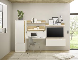 Inosign Büromöbel-Set »CiTY/GiRON« Set, 5 Stk. tlg. Wandsekretär, Home Office