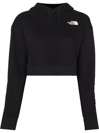 The North Face Felpa con stampa crop - Nero