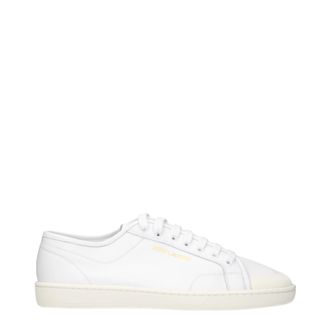 Saint Laurent Sneakers Greenwich Uomo Con Pelle Bianca
