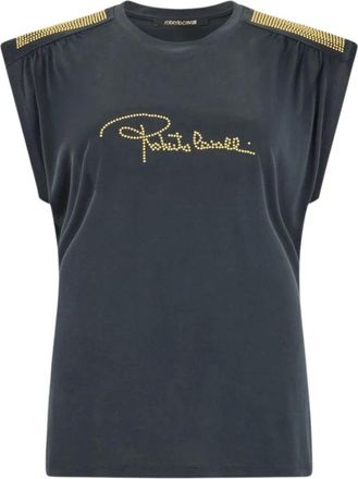 Roberto Cavalli Mujer, Camisetas, Negro, Talla: M