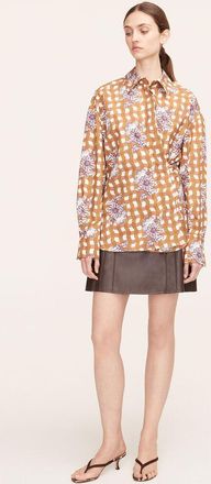 Rebecca Taylor Vegan Leather Mini Skirt