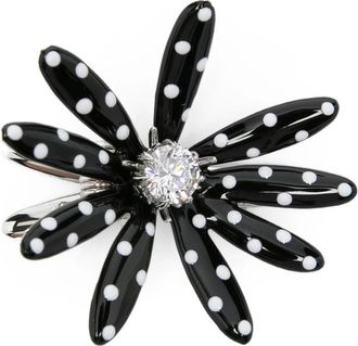 Yvmin Polka Dot Flower Hair Clip