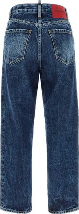 Dsquared2 Womens Boston Jeans Navy Cotton