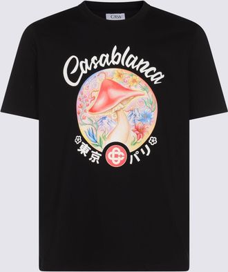 Casablanca T-Shirts And Polos Blacks And Greys-Uomo