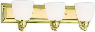 Livex Lighting Livex Springfield 3-Light Polished Brass Bath-Light