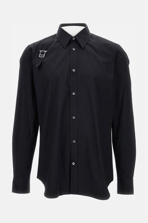 Alexander McQueen Camicia Con Fibbia Argento