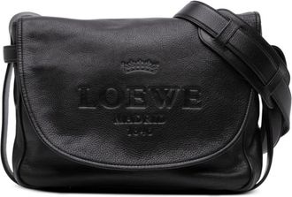 Loewe Pre-owned Loewe Large Leather Heritage Crossbody Ladies 61009