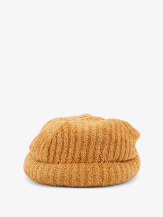 Loro Piana Womens Silk Hat Wisteria Yellow