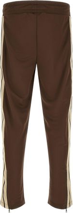Palm Angels Logo-Printed Track Track Pants - Brown