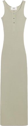 Ami ribbed cotton maxi dress - women - Cotton - S - Green