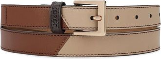 Kazar Leren Riem - Dames - Riemen - Bruin - 120 CM - Leer - Accessoires