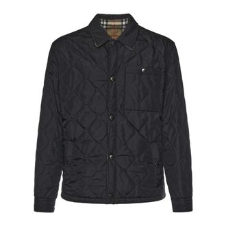 Burberry Light Jackets, male, Black, Size: 2XL Light Jackets