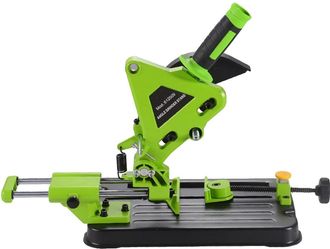 OEM Soporte Para Amoladora Angular, Brazos De Sujeci&oacute;n Ajustables, Base De Hierro Resistente, Color Verde