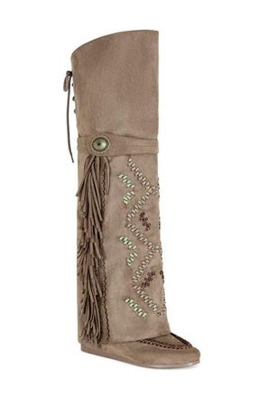 Azalea Wang Edmund Over the Knee Boot in Brown at Nordstrom, Size 7.5