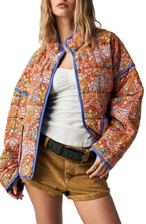 Free People Chloe Print Jacket in Candy Combo at Nordstrom, Size X-Small