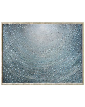 Empire Art Direct Cosmic Swirl Textured Metallic Hand-Painted Framed Canvas Wall Art