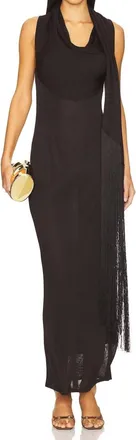 A.L.C. Sonya Maxi Dress In Dark Brown