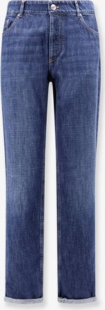 Brunello Cucinelli Jeans Traditional Fit in denim leggero - BRUNELLO CUCINELLI - gender_Man