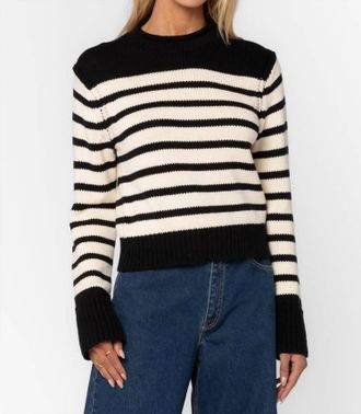 Velvet Heart Ridley Striped Sweater In Bandit Stripe