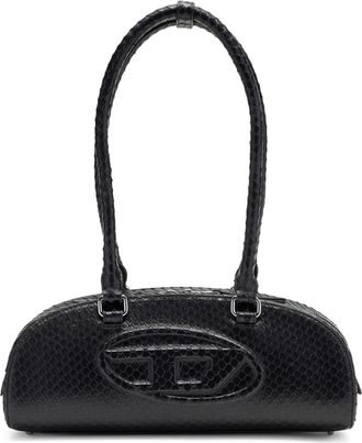 Diesel Dome-Shape Shoulder Bag with Textured Pattern