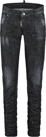 Dsquared2 Jennifer 5-pocket Jeans - Dames - Slim Fit Jeans - Zwart - S - Katoen - Jeans