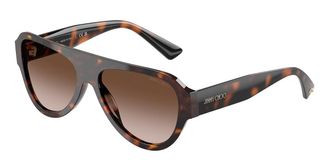 Jimmy Choo London JC5027 500213 Womens Sunglasses Tortoiseshell Size 55