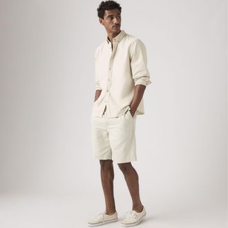 Levi's Baggy Pleated Shorts - Mens - 29 - White