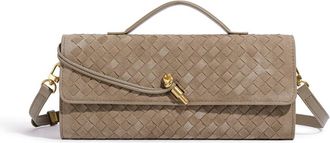 Generic Vintage Frosted Bag for Women, Elegant Convertible Clutch Shoulder Bag for Dinner & Party