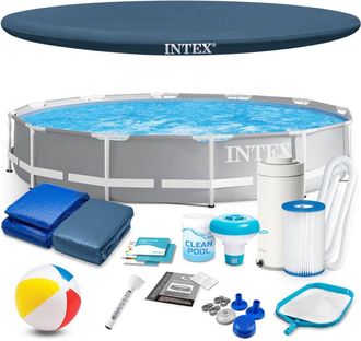 Intex Piscina De Jard&iacute;n Con Estructura 366 X 76 Cm 16 En 1 Intex 26712