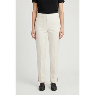 Brunello Cucinelli Off White Tailored Trousers, Brand Size 50 (US Size 16)