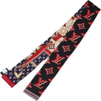 Louis Vuitton Pre-owned Scarves, female, Multicolor, Size: ONE SIZE Pre-owned Silk scarves