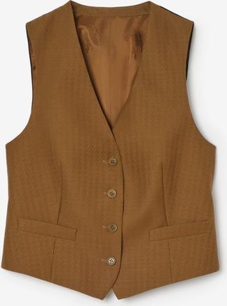 Burberry Wool Mohair Waistcoat