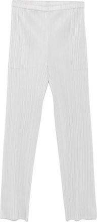 Pleats Please Issey Miyake Pantaloni con pieghe - Grigio