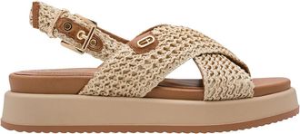 Tamaris Platte sandalen, dikke zool