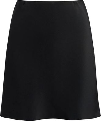 12 Storeez silk mini skirt - Black